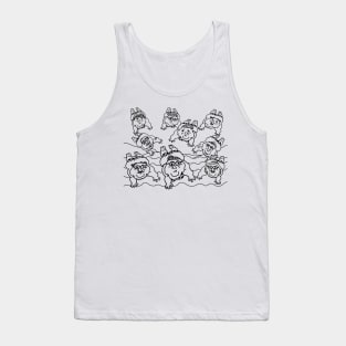 Happy Seniors Swimming Vacation Tank Top